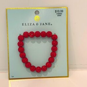 NWT Eliza & Jane Red Bracelet